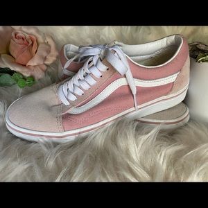 Dual pink tone Old Skool Vans